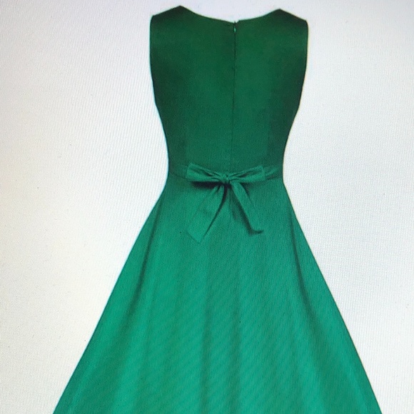 NWOT BLACK Sleeveless 50s Vintage Rockabilly - Picture 3 of 5